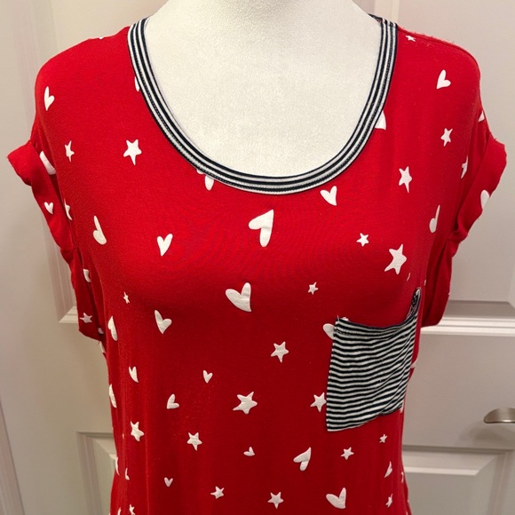 NOBO Red Heart Sleeveless Women's Top XL - Picture 2 of 14